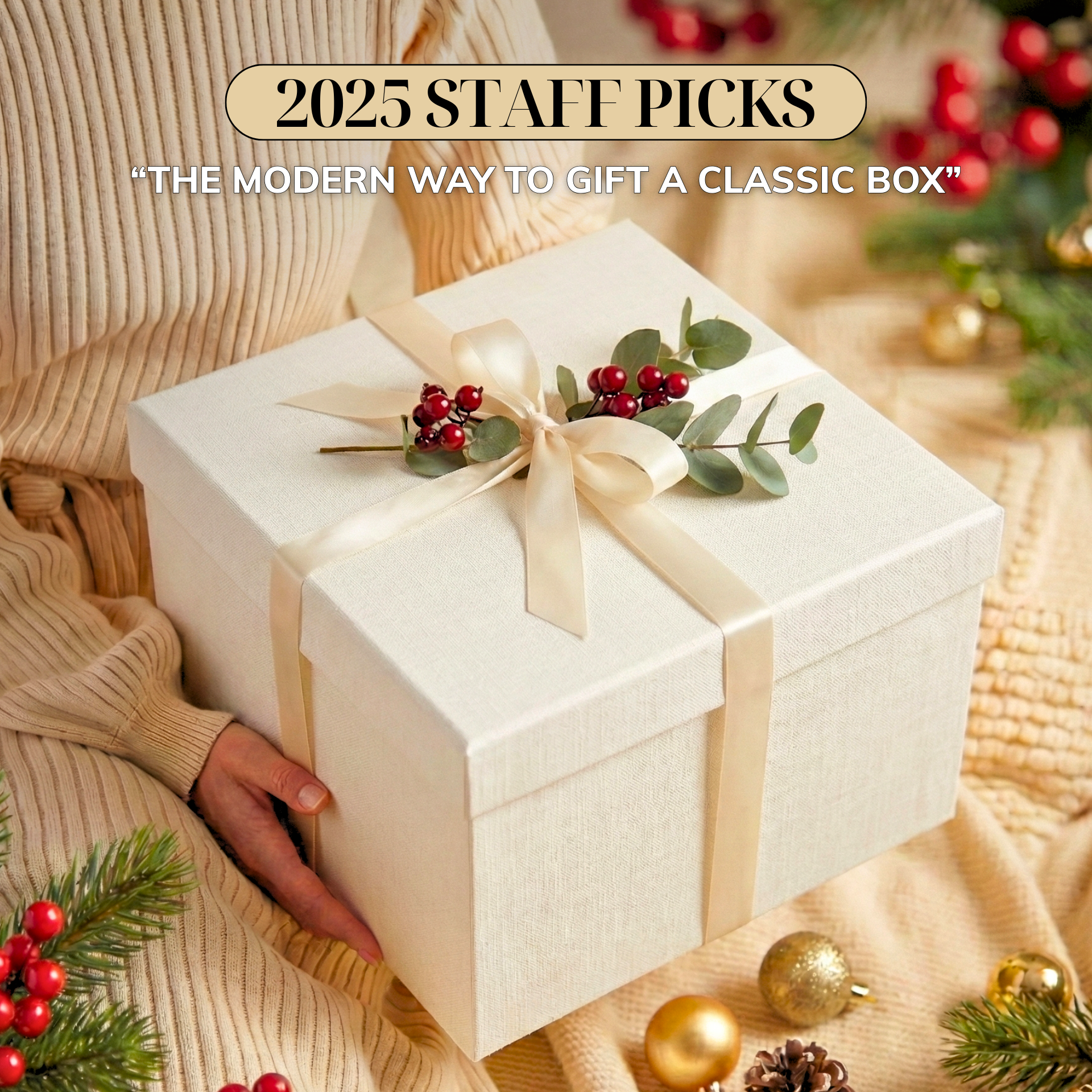 White Classic Square Boxes (5 pcs, 12” ca.)