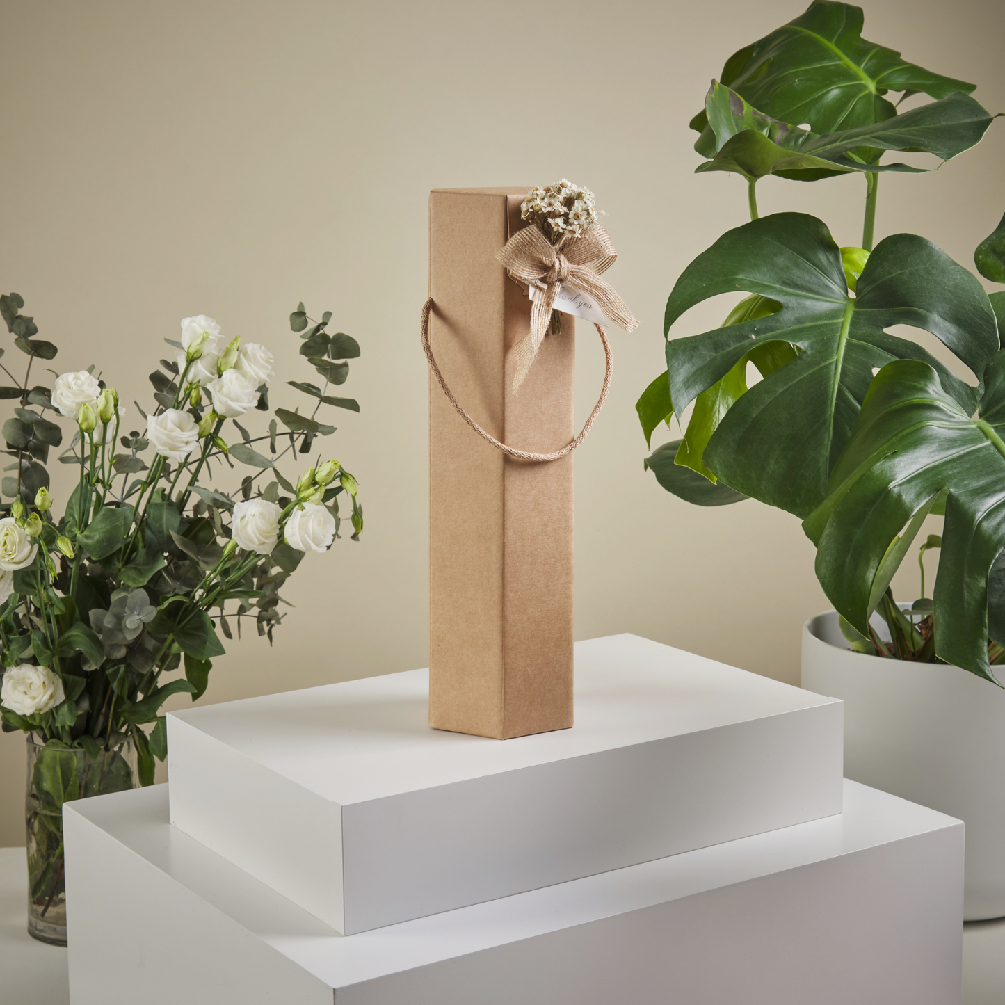 Bolsas de vino hexagonales rústicas (10 piezas, 14” aprox.)