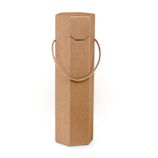 Bolsas de vino hexagonales rústicas (10 piezas, 14” aprox.)