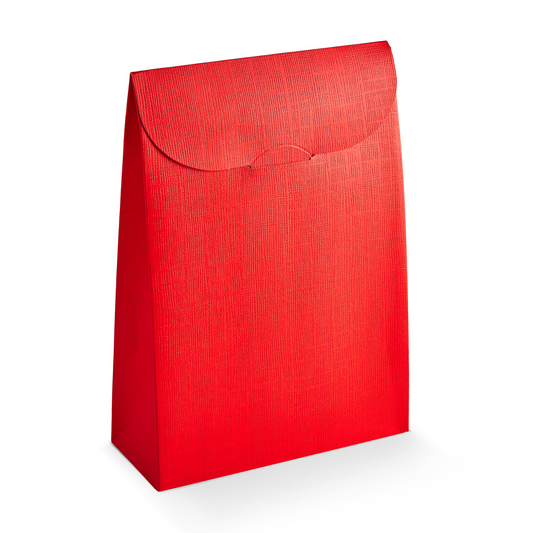 Bolsa de regalo de seda roja (20 piezas, 6,7” aprox.)