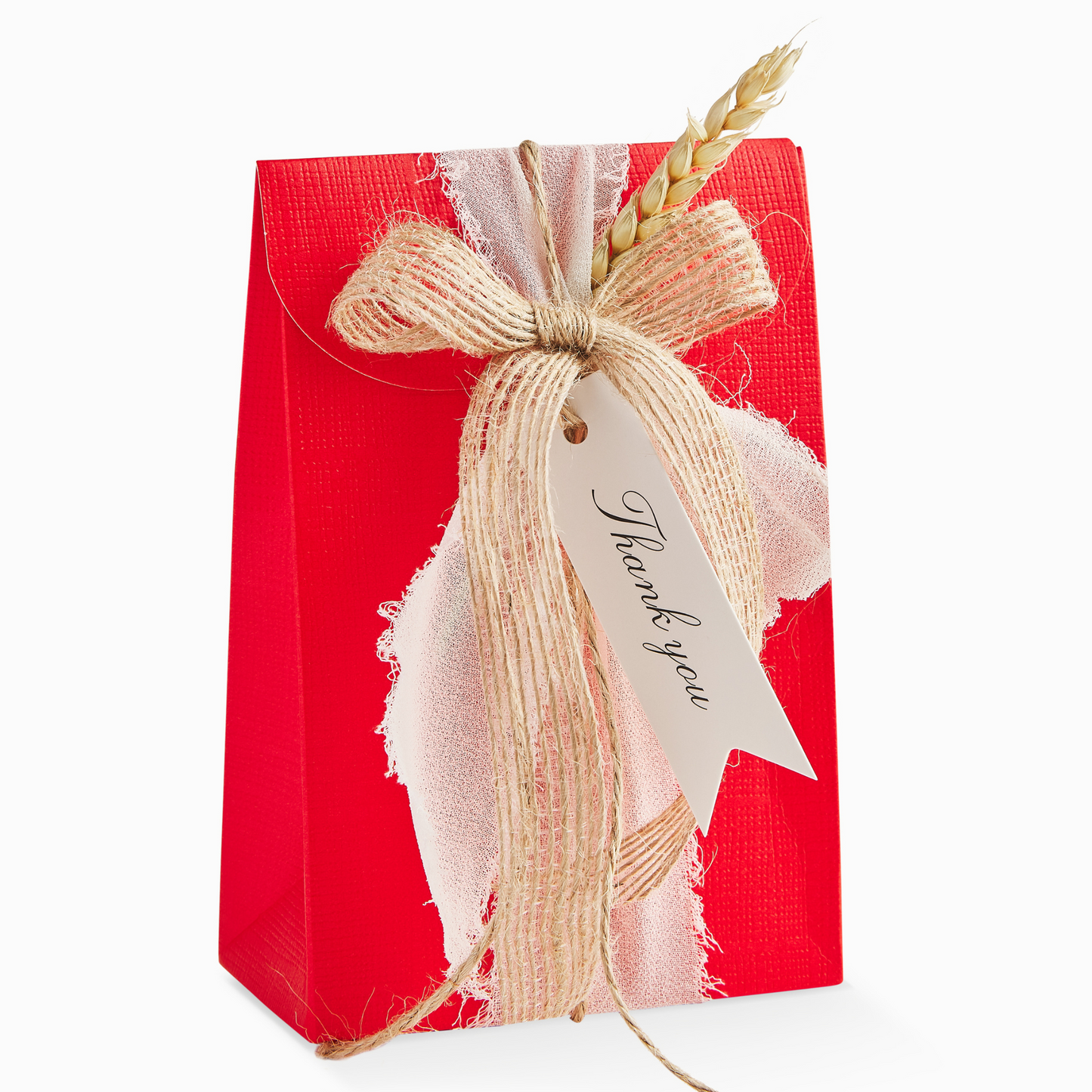 Red Silk Favor Bag (20 pcs, 3.5” ca.)